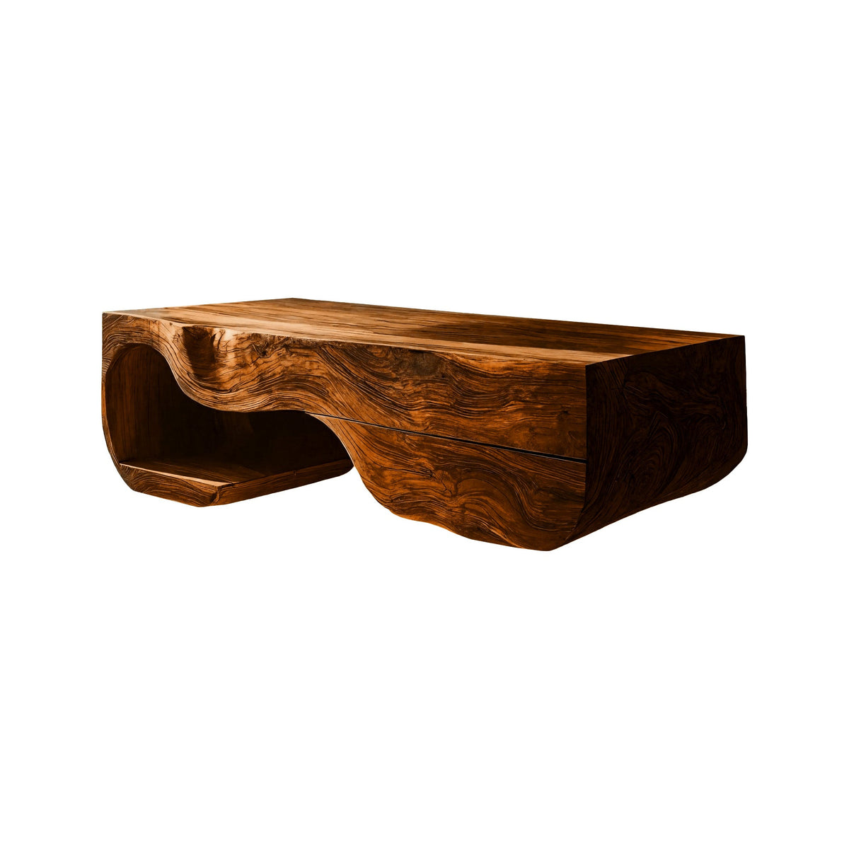 Merona Sculpted Solid Wood Floating Bathroom Vanity With Drawers
