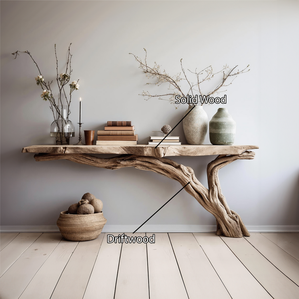 Wood Console Table Rustic Entry Table Home Decor