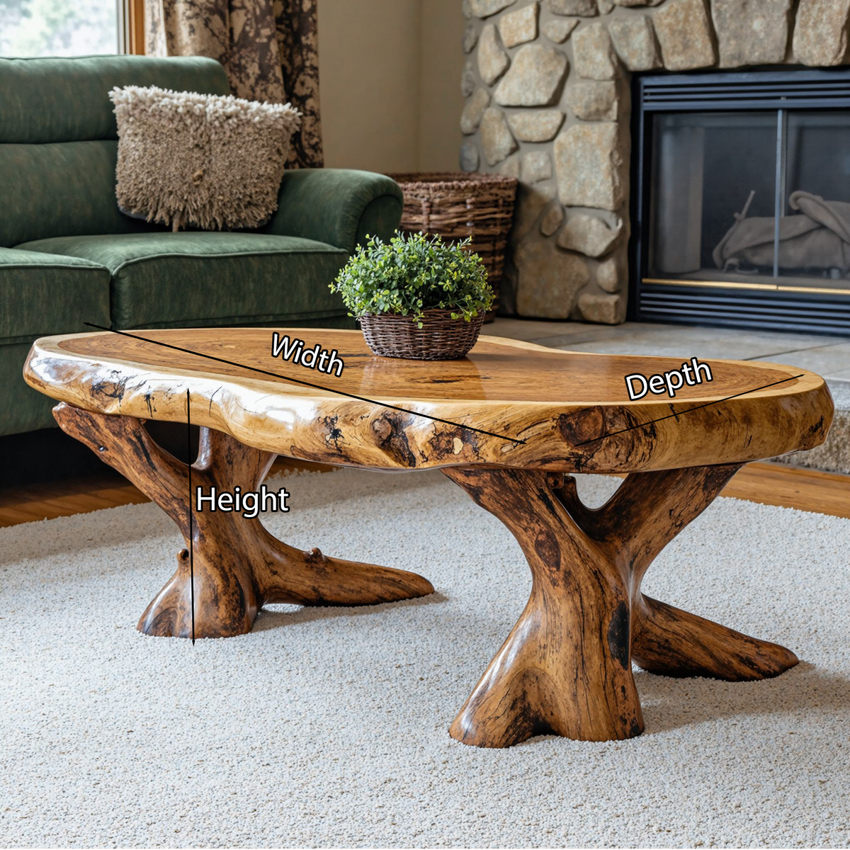 Wood Coffee Table For Living Room Home