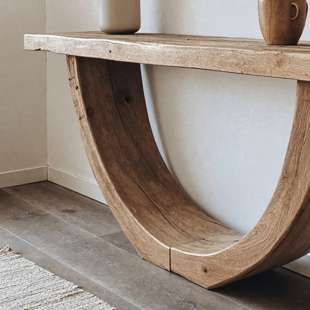 Narrow Console Table Living Edge Table Home Decor
